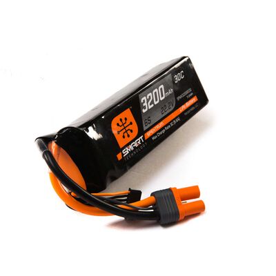 22.2V 3200mAh 6S 30C Smart LiPo Battery: IC5 22.2V 3200mAh 6S 30C Smart LiPo Battery: IC5