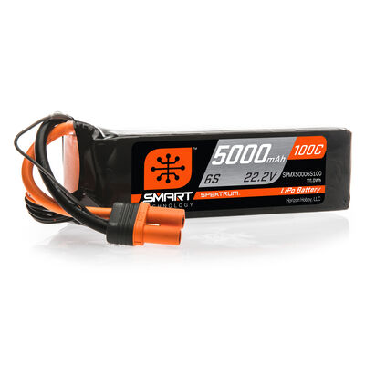 22.2V 5000mAh 6S 100C Smart LiPo Battery: IC5 22.2V 5000mAh 6S 100C Smart LiPo Battery: IC5