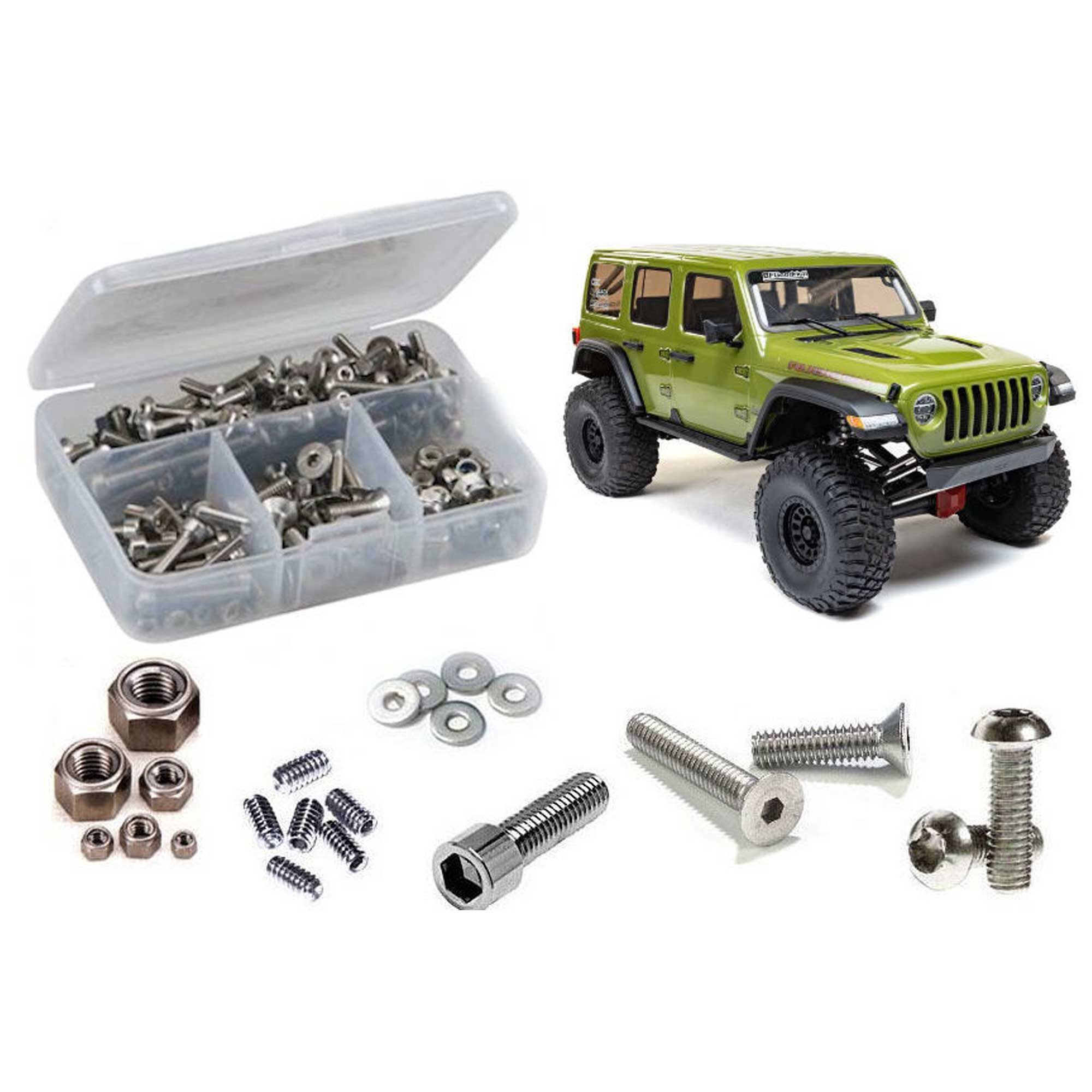 RC Screwz RC Screwz Stainless Steel Screw Kit, 1/6 Axial SCX6 Jeep