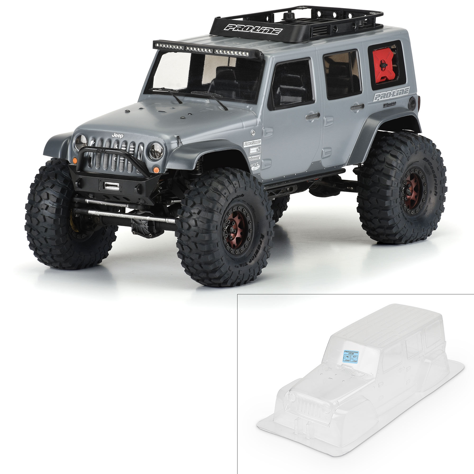 Pro-Line Racing 1/10 Jeep Wrangler Unlimited Rubicon Clr Bdy 12.3