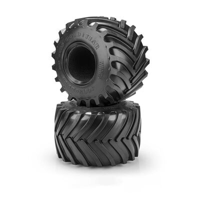 1/10 Golden 73's Monster Truck Tires w/ Inserts, Blue Compound (2) 1/10 Golden 73's Monster Truck Tires w/ Inserts, Blue Compound (2)