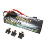 7.4V 5200mAh 35C G-tech Hardcase Lipo Battery: EC3