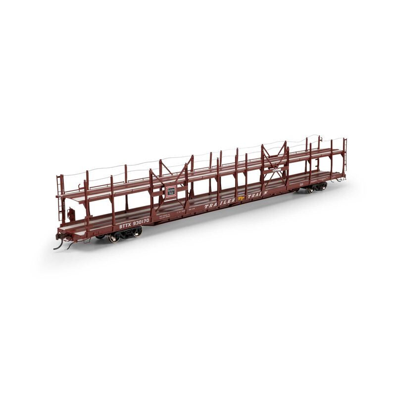 Athearn Genesis HO F89F Bi-Level Auto Rack, CBQ/BTTX #930170