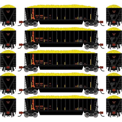 N ATH Berwick Bathtub Gondola, SULX w/Load #1505/1507/1525/1537/1578 (5) N ATH Berwick Bathtub Gondola, SULX w/Load #1505/1507/1525/1537/1578 (5)