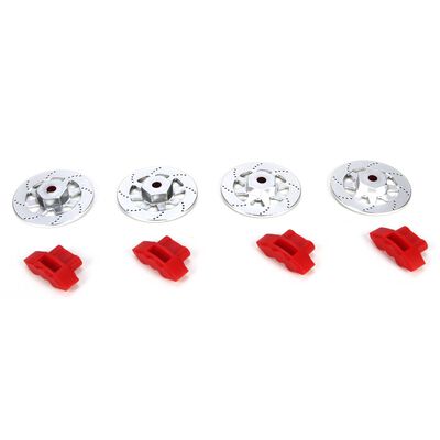 Wheel Hex Brake Rotor & Caliper FR RR Set V100 Wheel Hex Brake Rotor & Caliper FR RR Set V100