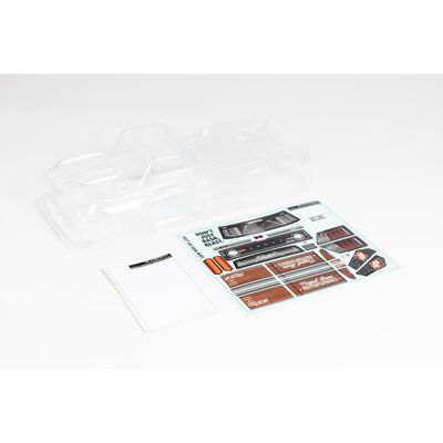 1/10 Clear Body with Decals and Window Masks: OUTCAST 4X4 BLX 1/10 Clear Body with Decals and Window Masks: OUTCAST 4X4 BLX