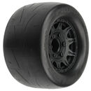 1/10 Prime F/R 2.8" Street MT Tires Mounted 12mm/14mm Black Raid (2)