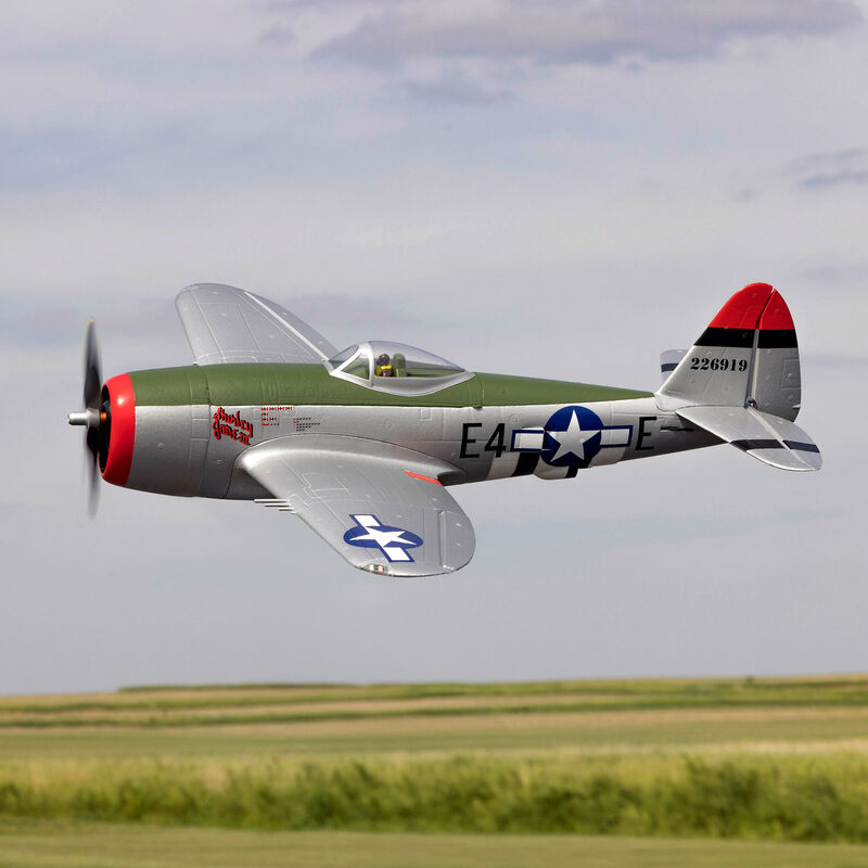 E-flite Micro P-47 Thunderbolt 625mm BNF Basic with AS3X+ and SAFE Select E-flite Micro P-47 Thunderbolt 625mm BNF Basic with AS3X+ and SAFE Select