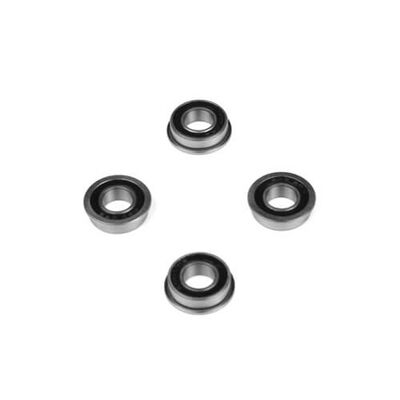 Ball Bearing, 8X16x5mm, Flanged, Shielded (4) Ball Bearing, 8X16x5mm, Flanged, Shielded (4)