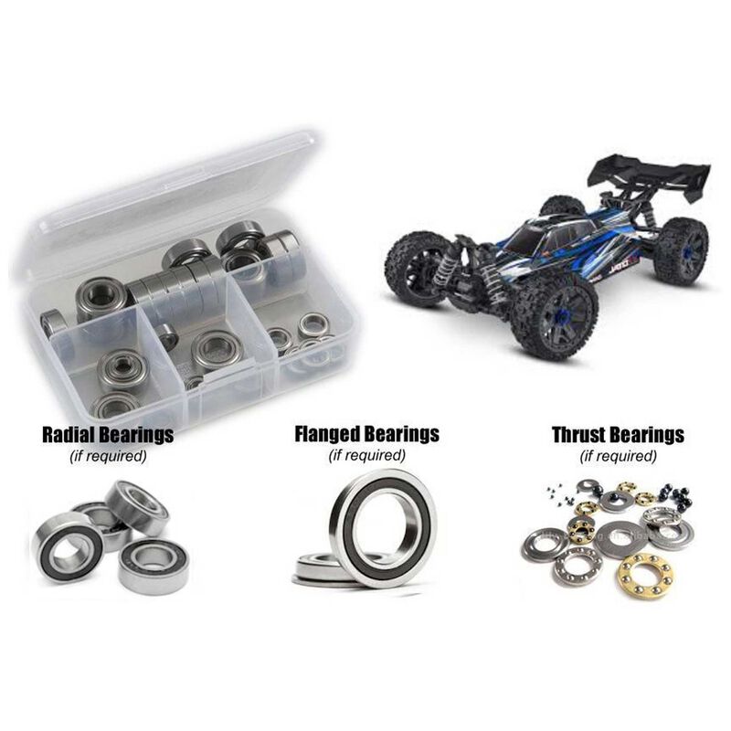 Traxxas Jato 4x4 BL-2s 1/10th (#90154-4) Rubber Shielded Bearing Kit
