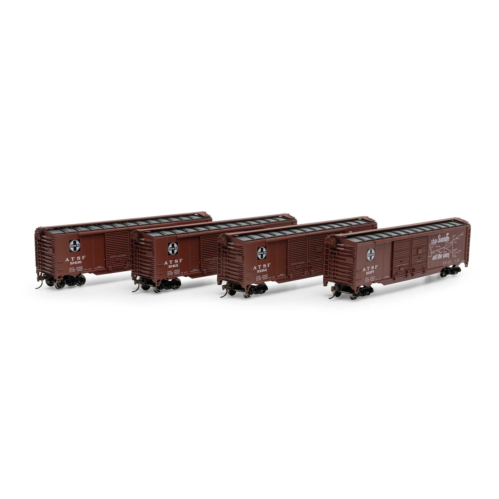 Roundhouse Roundhouse HO PS-1 Double Sliding Door Box Car, Santa