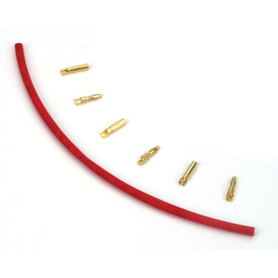 Connector: Gold Bullet Set, 2mm (3) Connector: Gold Bullet Set, 2mm (3)