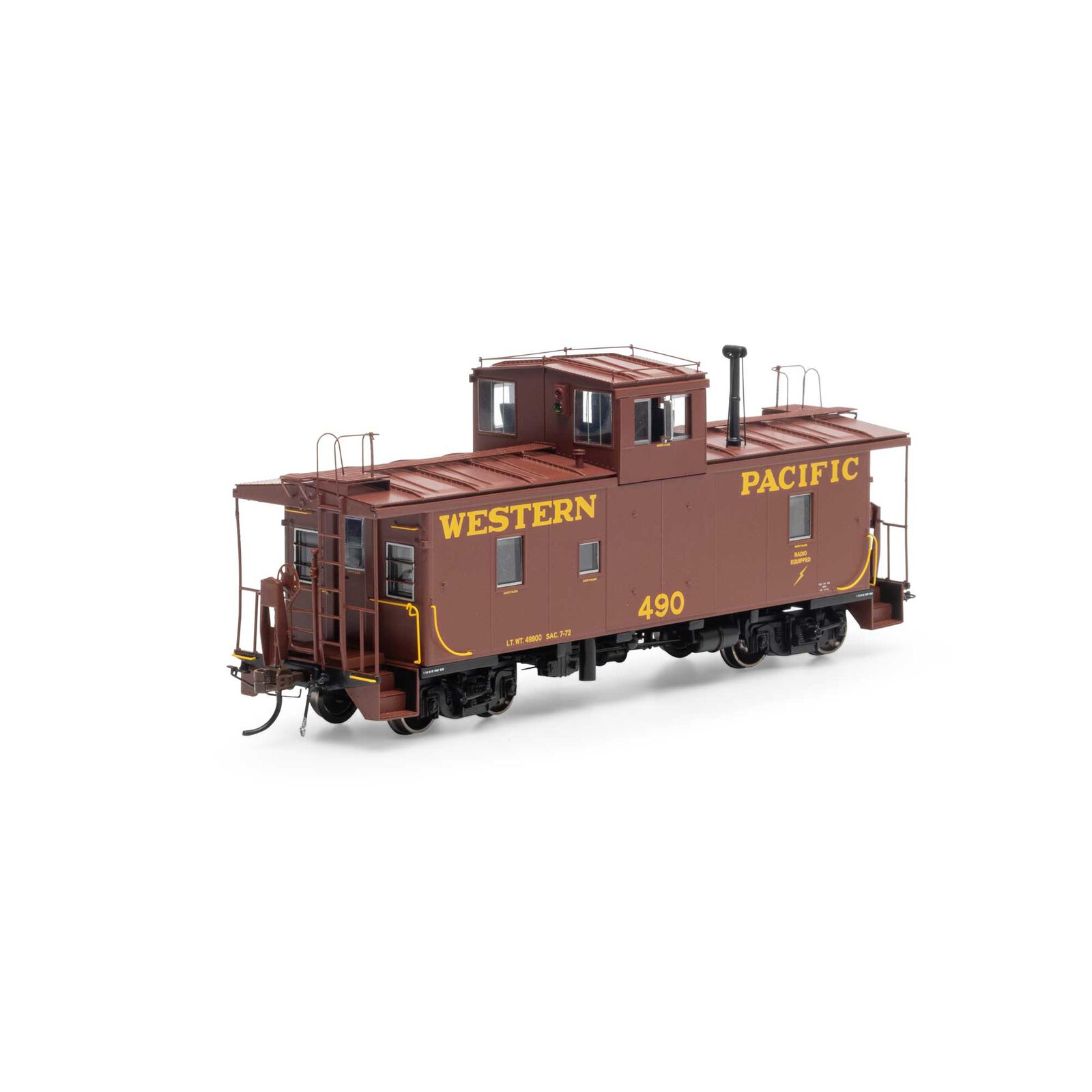 HO ICC Caboose with Lights & Sound, WP #490