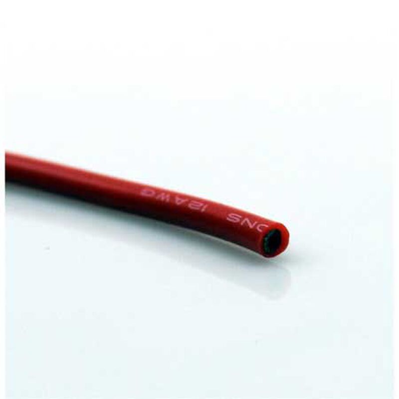 12 AWG Wire, 60" Red