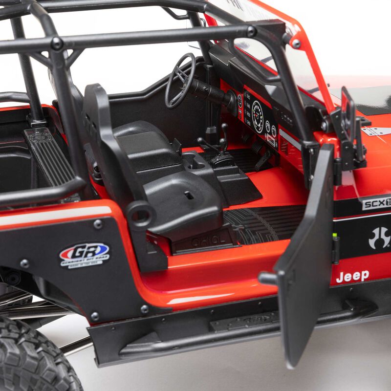 [�˾���ũ] AXI03008V2T1 [Axial] 1/10 SCX10 III ���� CJ-7 V2 4WD �귯�õ� RTR, Red 25