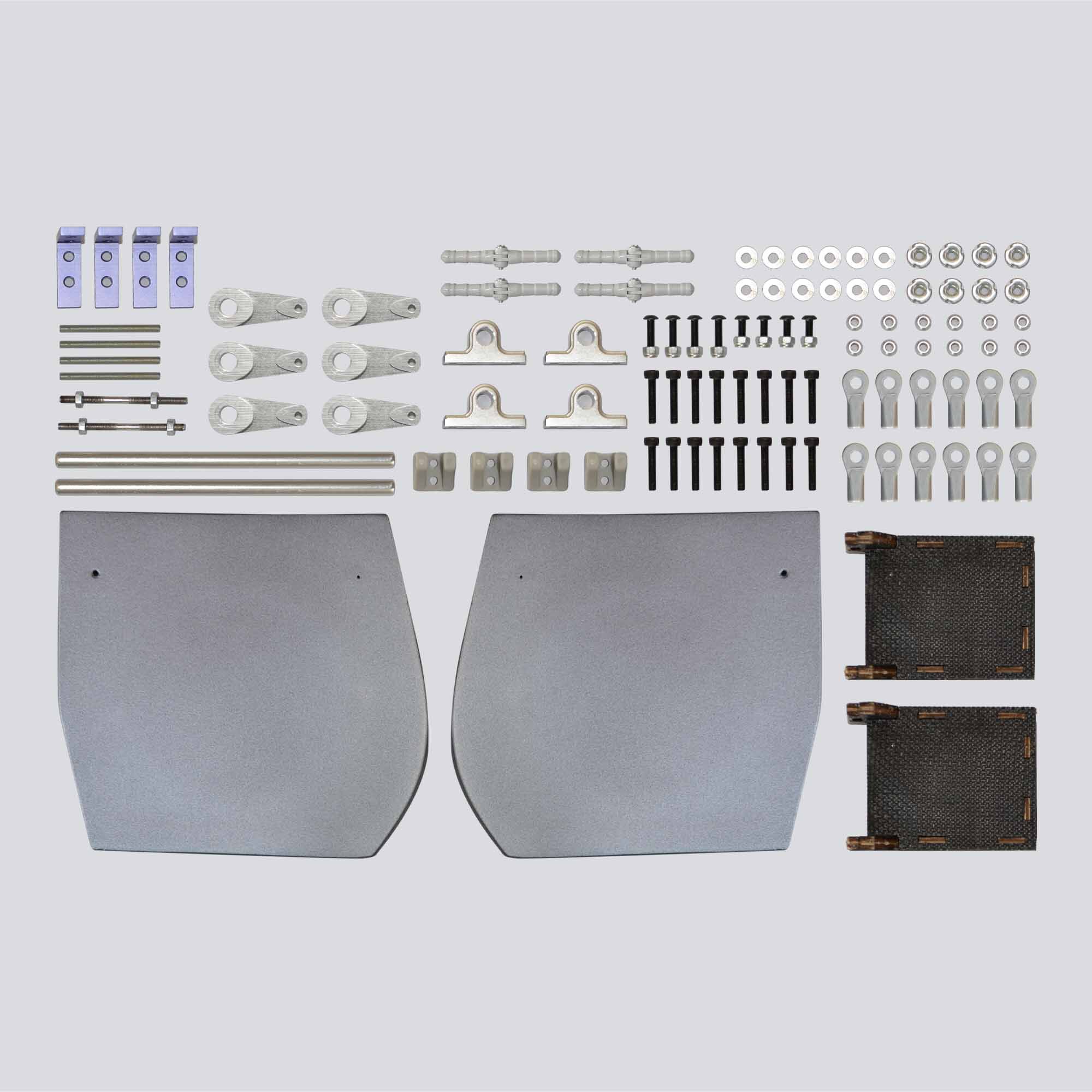 Phoenix Model Inner Gear Doors with Hardware: P-51D 50-60cc