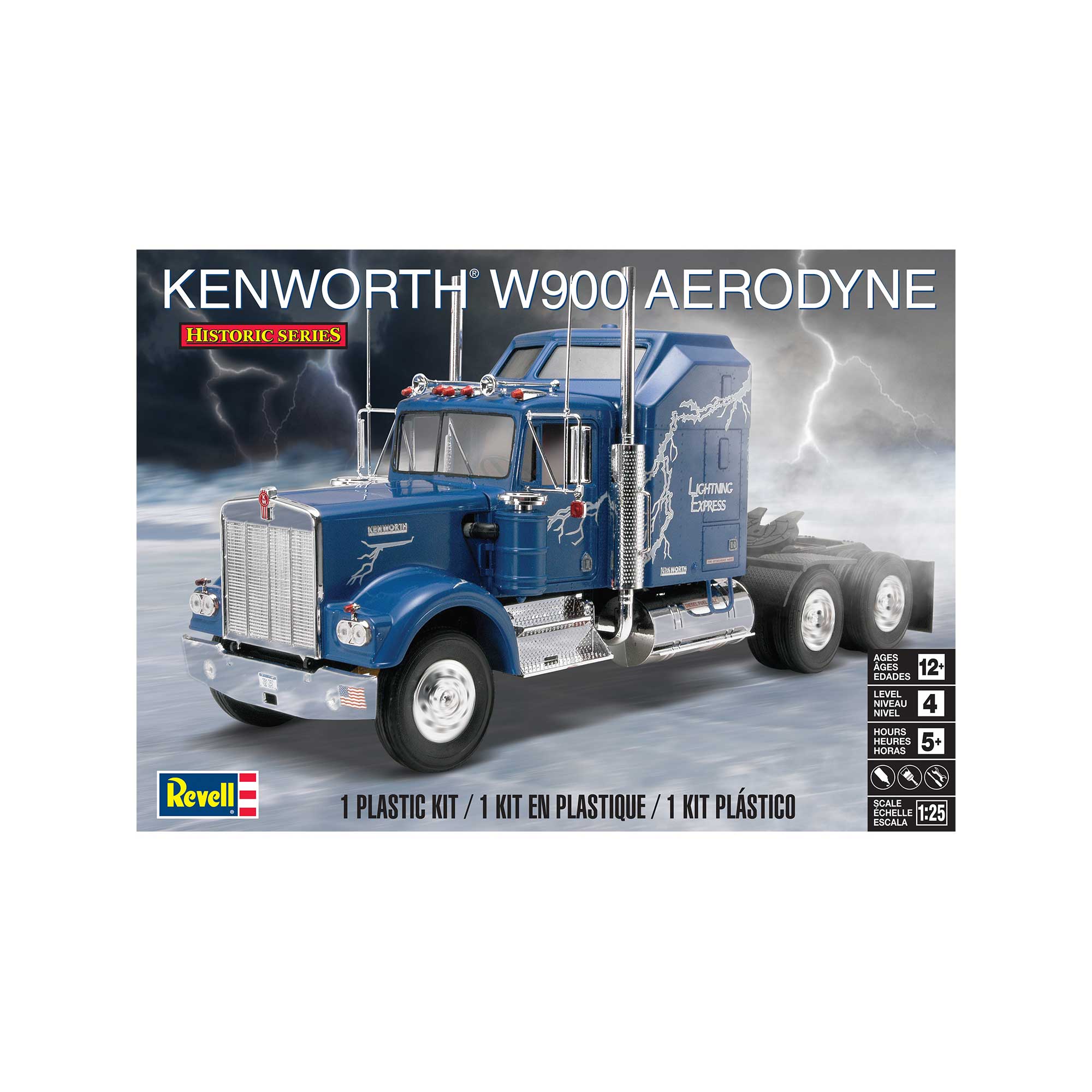 CARRERA REVELL OF AMERICAS INC 1/25 Kenworth W900 Semi Tractor RMX851507 - Picture 5 of 5