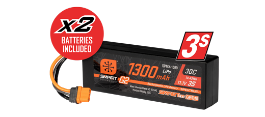 Spektrum Smart 1300mAh 3S 30C Hard Case LiPo Battery