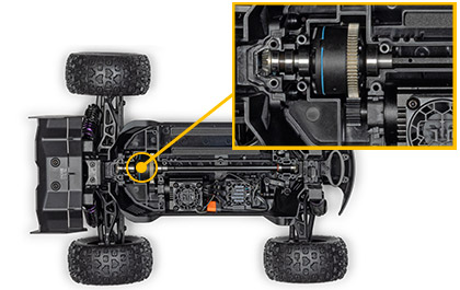 [���ܼ�] ARA2508ST2 [ARRMA] 1/16 �Ƹ��� �̴� ũ���� 3S �귯������ - ��ũ���� (������,���͸� ���Թ���)