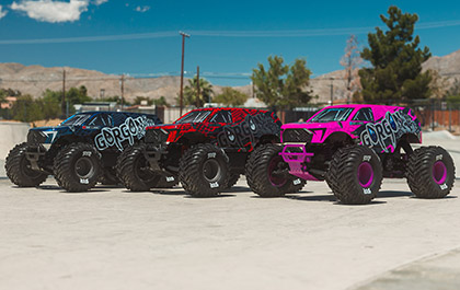 BOLD COLOUR SCHEMES for the ARRMA 1/10 GORGON 223S RC Monster Truck