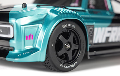 dBOOTS HOONS ALL-ROAD TYRES for the ARRMA INFRACTION 223S BLX DSC 4X4 RTR RC Truck