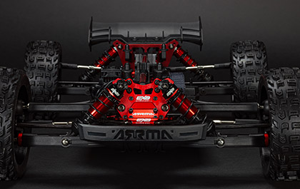 EXB (EXTREME BASH) DRIVETRAIN for the ARRMA 1/7 TALION 6S EXB 4X4 RTR Brushless RC Speed Truck