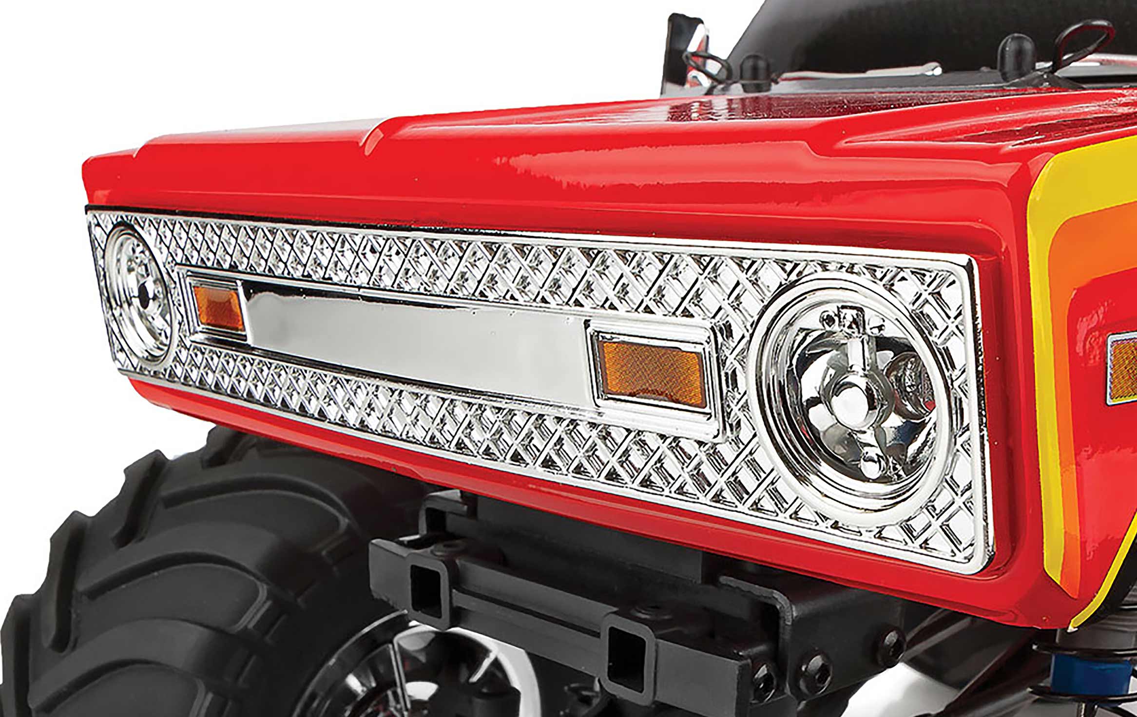 Injection-Molded Chrome Grill And Body Accessories