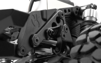 ADJUSTABLE METAL PANHARD MOUNT for the Axial 1/10 SCX10 III Jeep Cherokee XJ 4X4 Ready-To-Run Brushed Rock Crawler