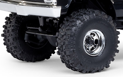 OFFICIALLY LICENSED INTERCO&Acirc;&reg; SUPER SWAMPER TIRES for the Axial 1/30 SCX30 Chevrolet K10 4X4 Truck RTR