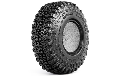 OFFICIALLY LICENSED MICKEY THOMPSON BAJA BOSS M/T TIRES (CRAWLER VERSION) for the Axial 1/30 SCX30 Jeep CJ-7 Brushed RC Rock Crawler