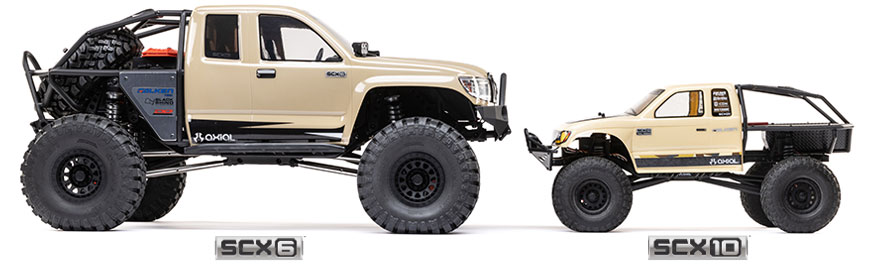 1/6 SCX6 Trail Honcho 4X4 Rock Crawler RTR, Red