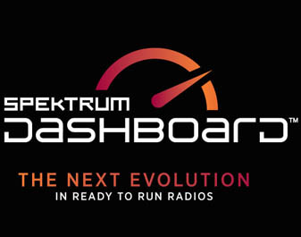 Logotipo del tablero de Spektrum. La próxima evolución en radios Ready-to-Run.