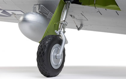 Capable Gear for the E-flite P-51D Mustang Big Beautiful Doll 1.5m