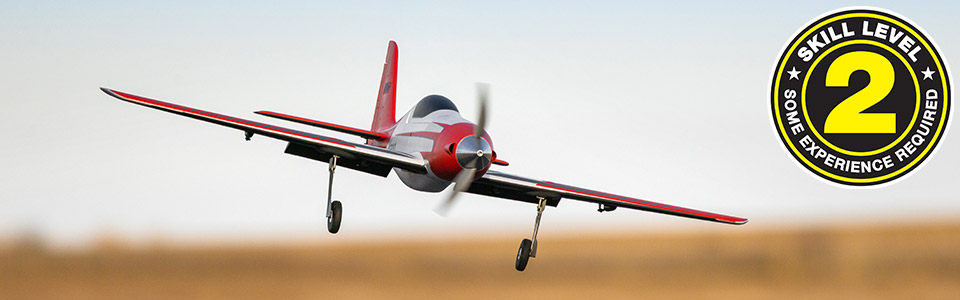 Skill Level 2 for the E-flite V1200 RC Plane
