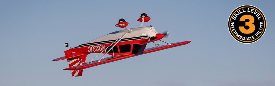Skill Level 3 for the E-flite Super Decathlon 1.2m RC Airplane
