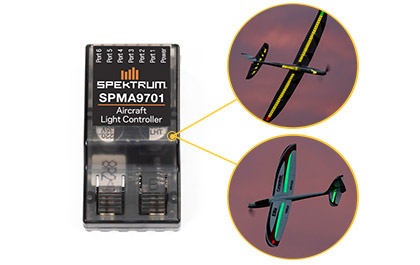 Optional Lights for the E-flite Conscendo 2.0m RC Plane