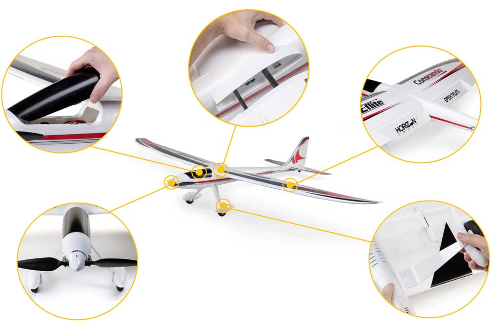 Easy Assembly for the E-flite Conscendo 2.0m RC Plane
