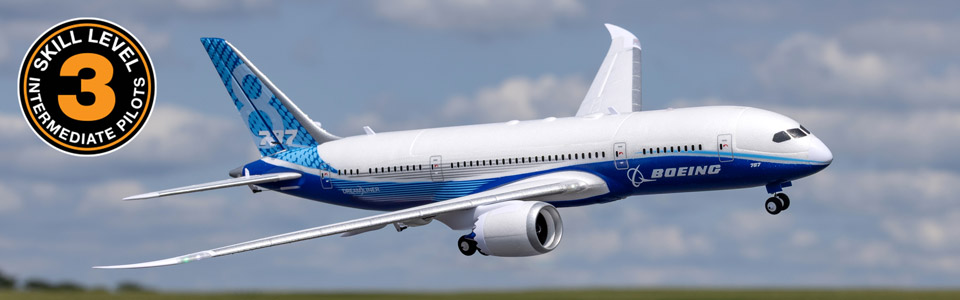 Skill Level 3 for the E-flite Micro Boeing 787 Dreamliner Twin 30mm EDF