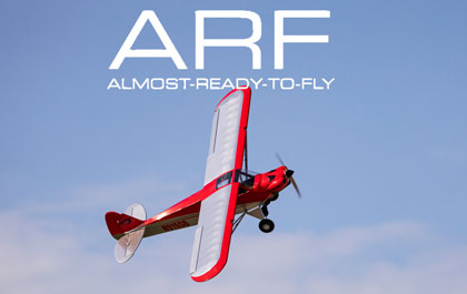 Almost-Ready-To-Fly Flexibility for the Hangar 9 Carbon Cub 15cc RC Airplane