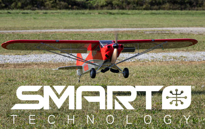 Smart Technology for the Hangar 9 Carbon Cub 15cc RC Airplane