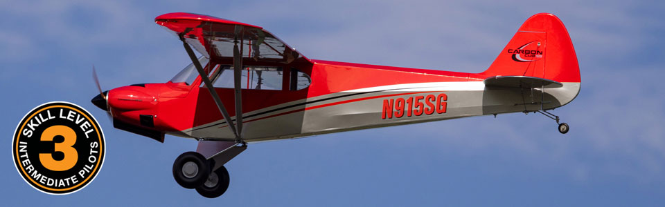 Skill Level 3 for the Hangar 9 Carbon Cub 15cc RC Airplane