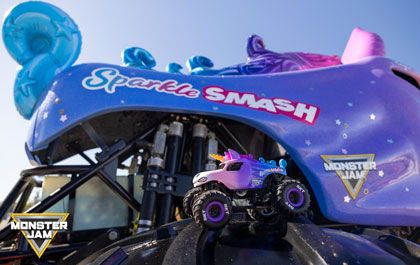 OFFICIALLY LICENSED BODY for the Losi 1/18 Mini LMT Sparkle Smash 2S Ready-To-Run Brushed Monster Truck