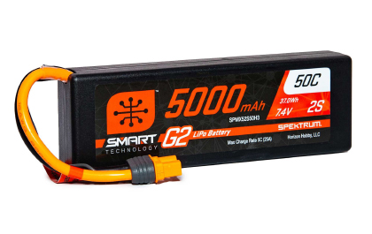 Spektrum 5000mAh 2S 7.4V 50C Ʈ LiPo ͸