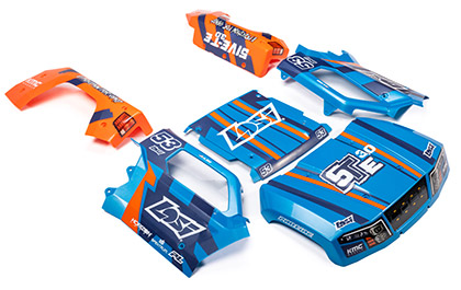 Ultra Durable Injection-Molded Body Panels for the Losi 1/5 5IVE-TE RC RTR  Desert Truck
