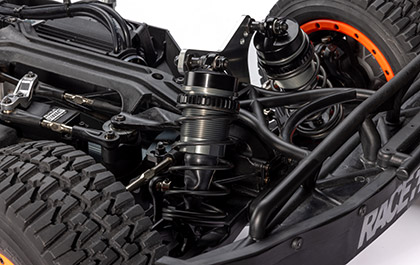New Massive 32mm Big Bore Shocks for the Losi 1/5 5IVE-TE RC RTR  Desert Truck
