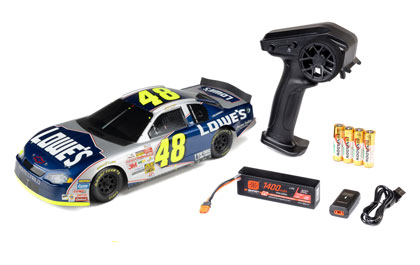 FULLY READY-TO-RUN for the Losi 1/12 NASCAR RC Race Car Jeff Gordon No. 24 Dupont Chevrolet Monte Carlo 2S AWD RTR Brushed On-Road