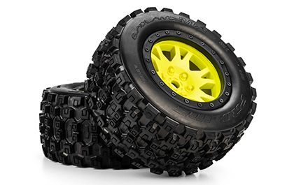 Heavy-Duty Impulse Wheels for the Pro-Line Limited Edition Badlands MX43 Pro-Loc Tires & Impulse Wheels