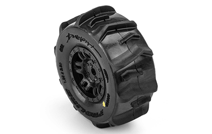 Stay on Top for the Pro-Line Dumont Tires & Black Split Six Wheels for the ARRMA MOJAVE GROM
