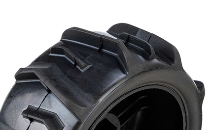 Built for Extreme Conditions for the Pro-Line Dumont Tires & Black Split Six Wheels for the ARRMA MOJAVE GROM