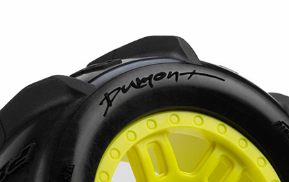 Built to Take the Hit for the Pro-Line Dumont Paddle Tires & Yellow Split Six Wheels for ARRMA MINI KRATON